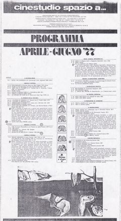 Spazio a cineclub programmazione 1977 240